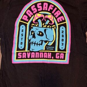 Passafire Bqnd Graphic T-Shirt - Black